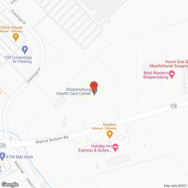 Shippensburg Health Care Ctr in google map