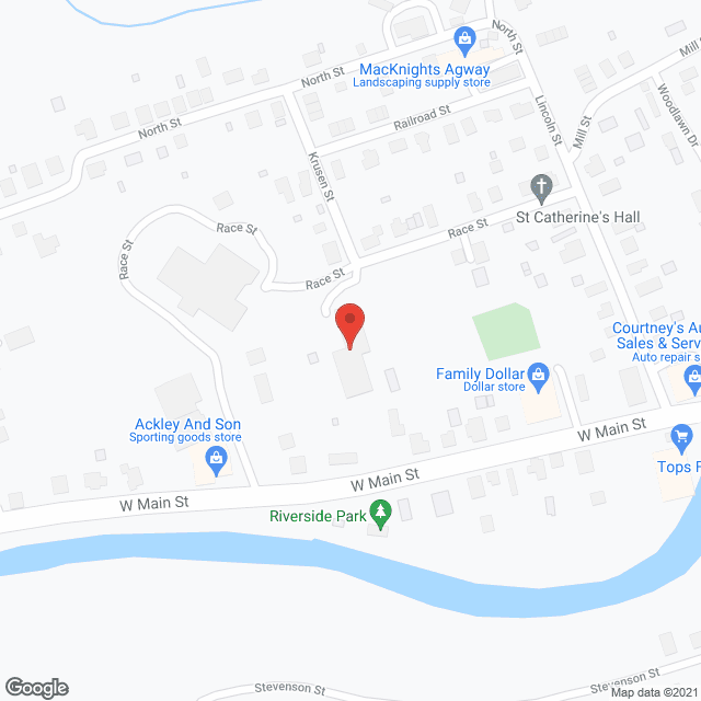 Riverside Manor in google map