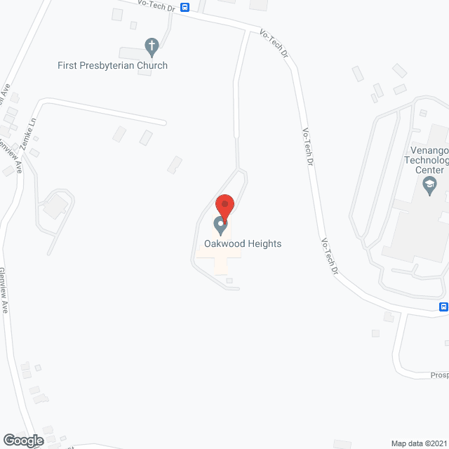 Presbyterian Home Oil City in google map