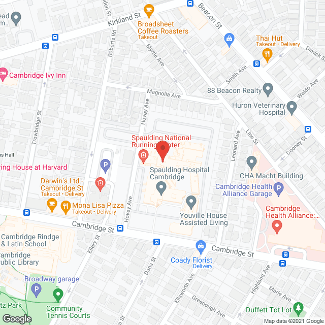 Spaulding Cambridge in google map