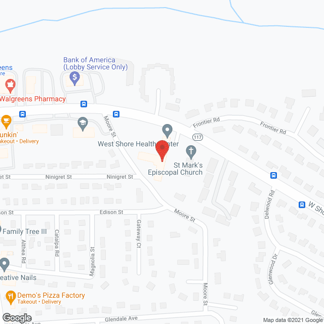 Warwick Health Ctr in google map
