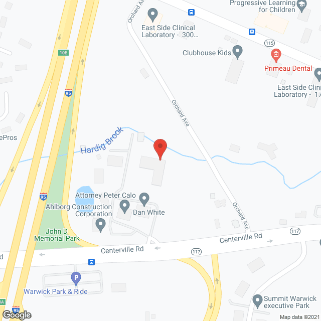 Hardig Brook Village in google map
