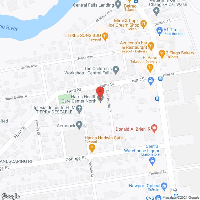 Harris Health Care North in google map