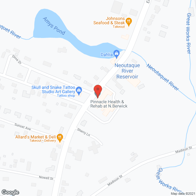 Varney Crossing Nursing Ctr in google map
