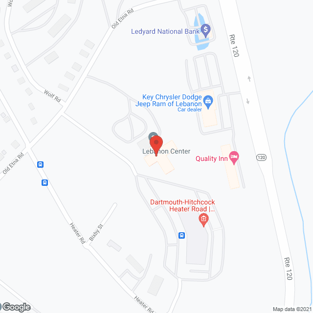 Lebanon Center in google map