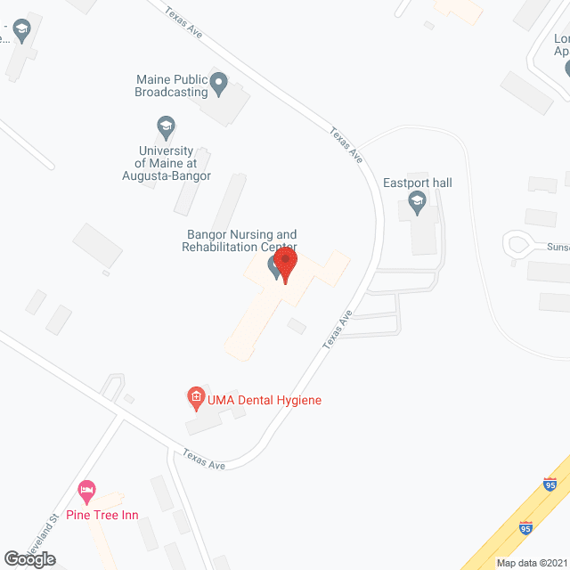 Bangor Nursing Facility in google map