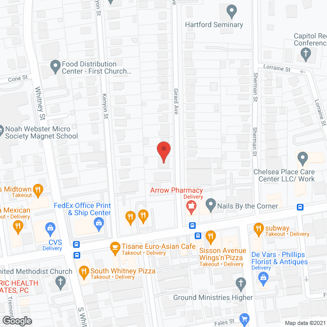 Fernwood West in google map