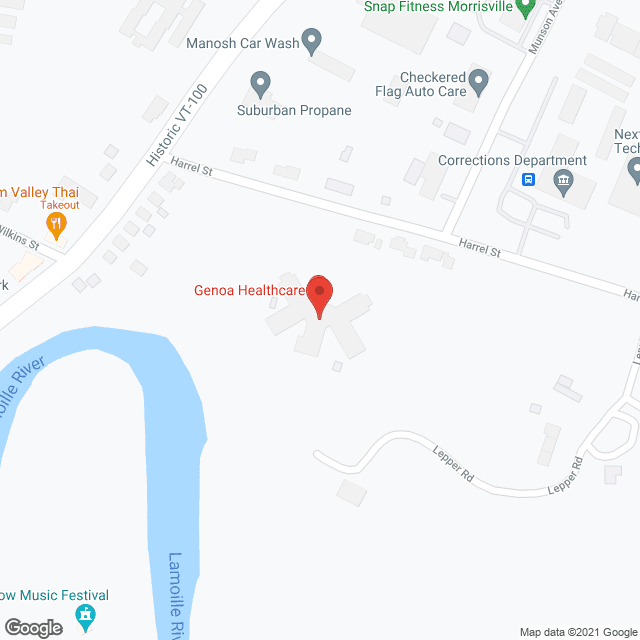 Morrisville Center in google map