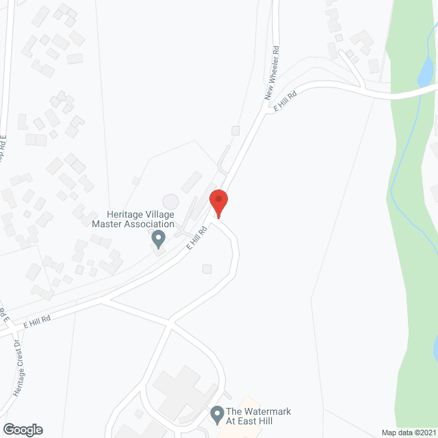 East Hill Woods in google map