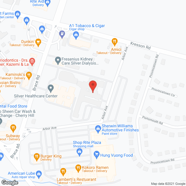 Pavilion At Silver Care Ctr in google map