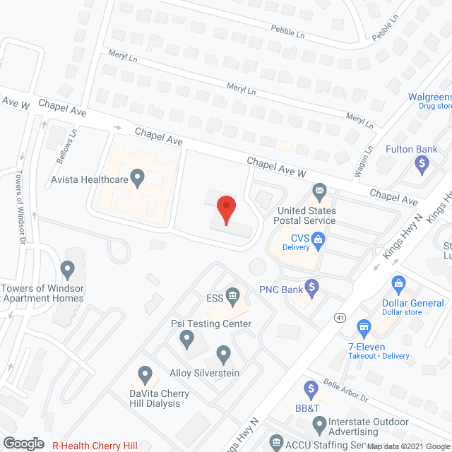 Jewish Federation Apartments in google map