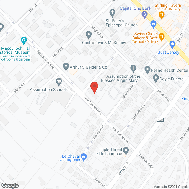 Dericks Residence in google map