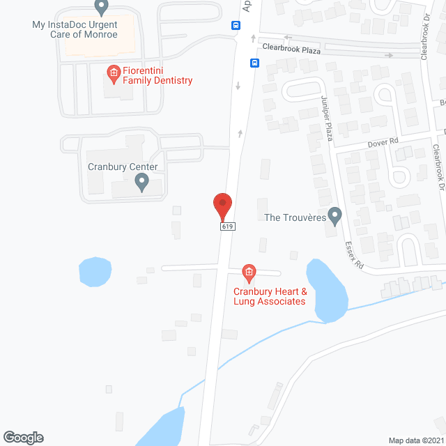 Cranbury Center in google map