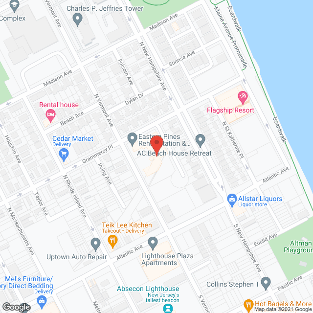 Eastern Pines Convalescent Ctr in google map