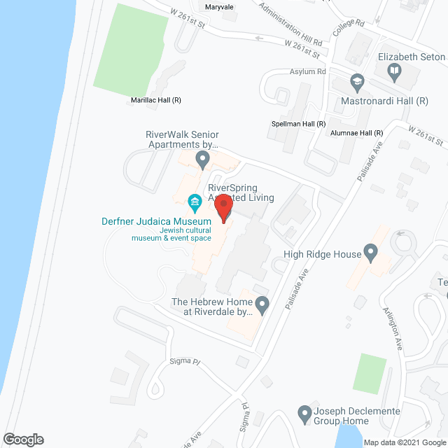 Fairfield Division-Hebrew Home in google map