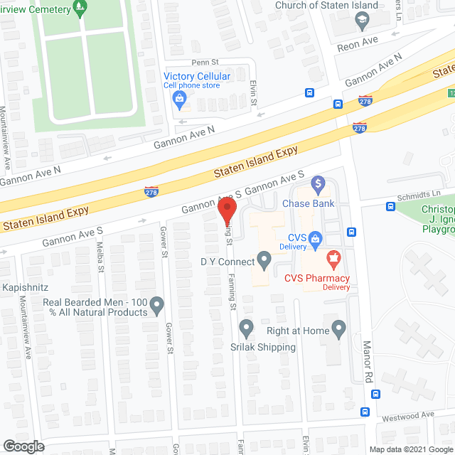 Clove Lakes Health Care Rehab in google map
