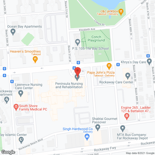 Peninsula General Nursing Home in google map