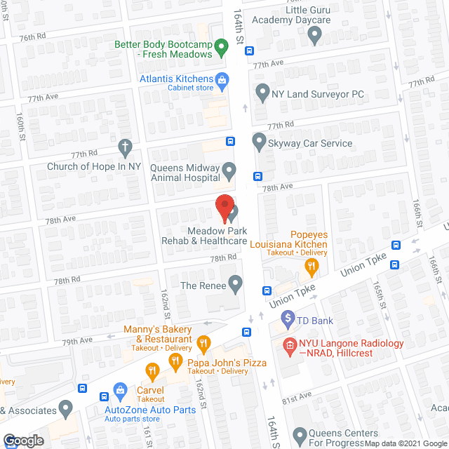 Meadow Park Nursing Home in google map