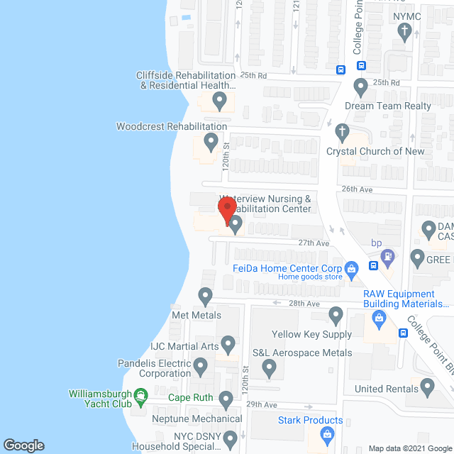 Waterview Nursing Care Ctr in google map