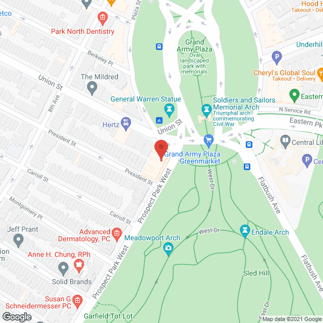 Northern Manor Geriatric Ctr in google map