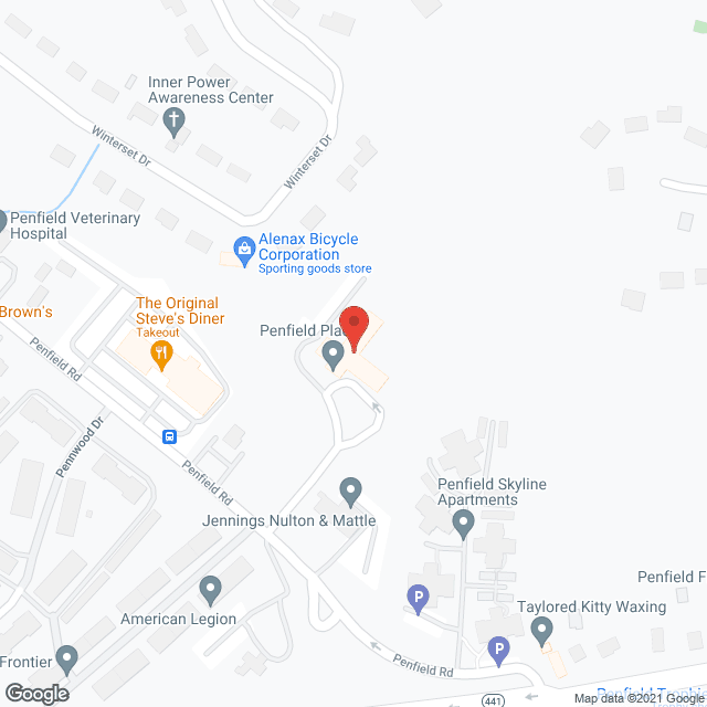 Penfield Place in google map