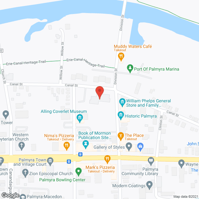 Towpath Manor in google map