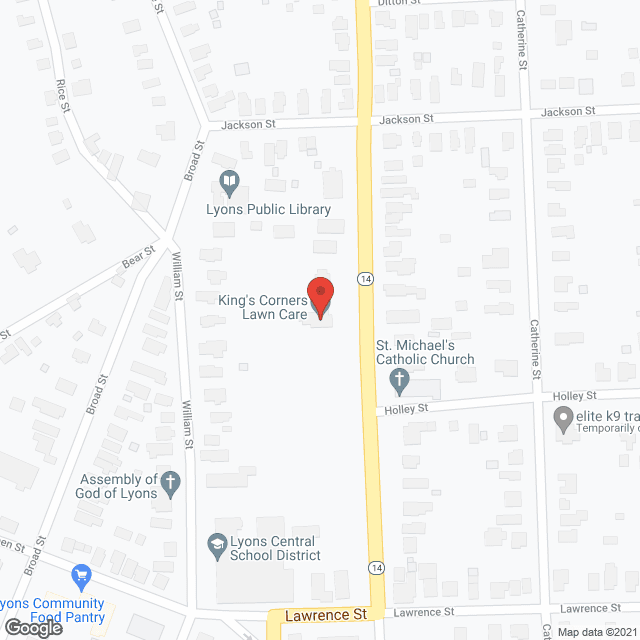 Lyons Restorium in google map