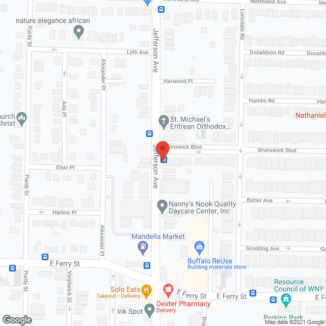 1490 Meadows in google map