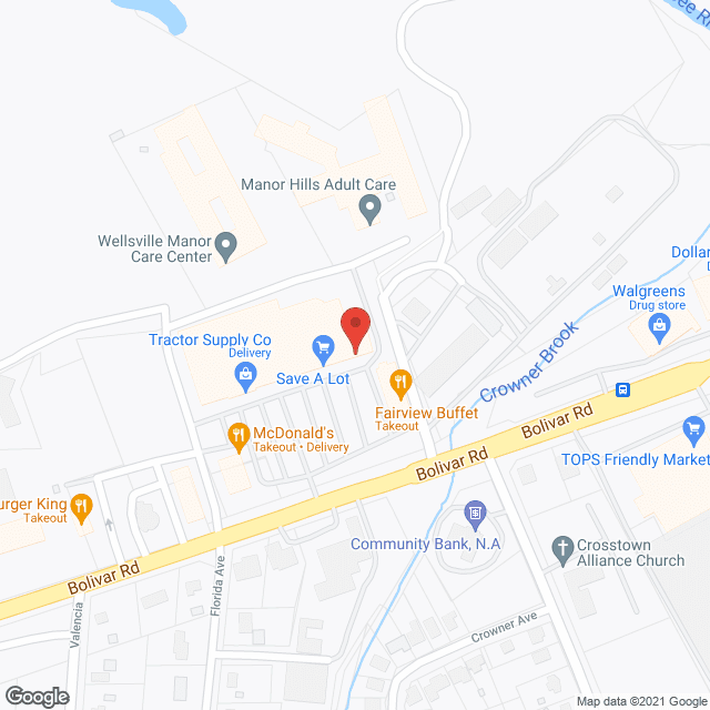 Wellsville Manor in google map