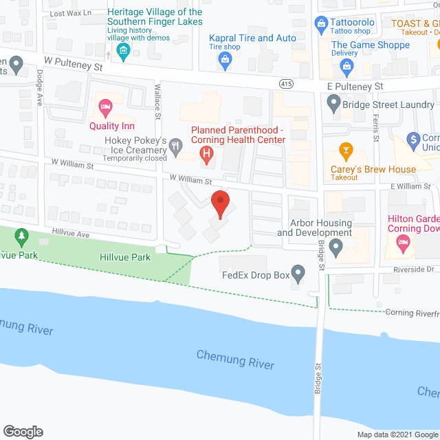 Knoxville Senior Housing in google map