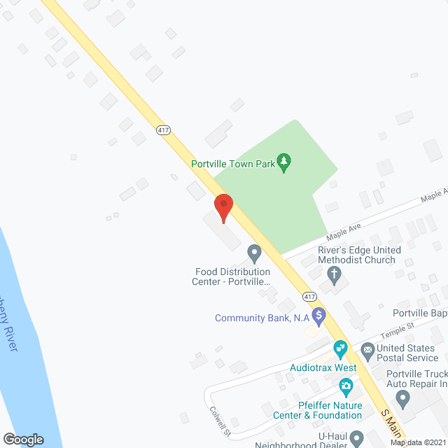 Portville Manor in google map