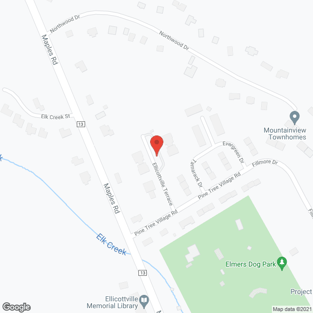 Ellicottville Terrace Apts in google map