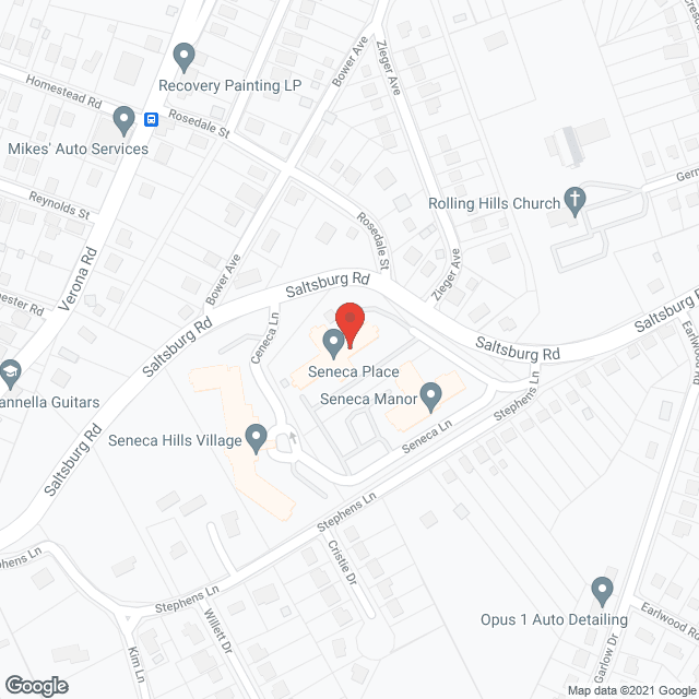Seneca Place in google map