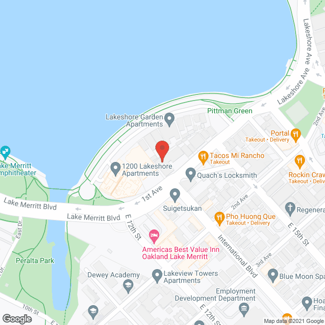Lake Merritt Apartments in google map