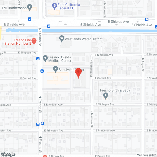 Community Living Ctr-Fresno in google map