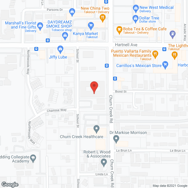 Crestwood Treatment Ctr in google map