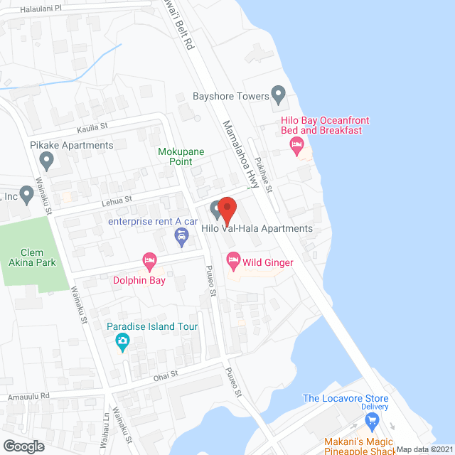 Hilo Val-Hala Apartments in google map