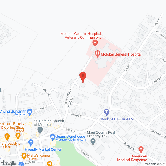 Molokai General Hospital in google map