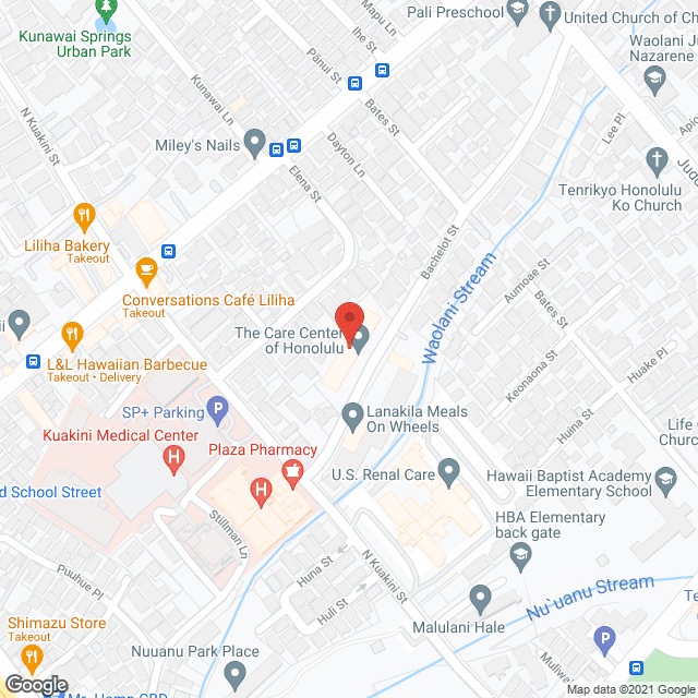 Convalescent Center in google map