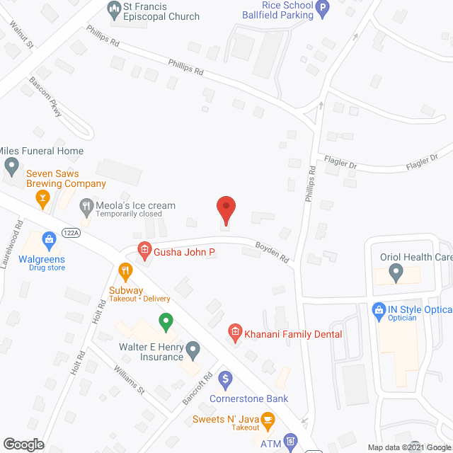 Oriol Health Care in google map