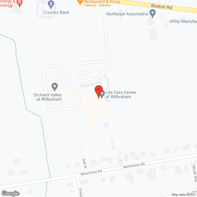 Life Care Ctr of Wilbraham in google map