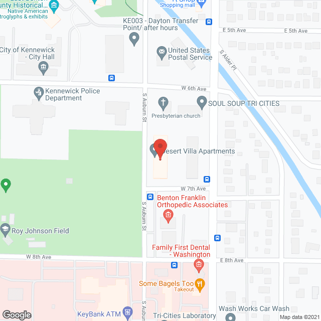 Desert Villa in google map