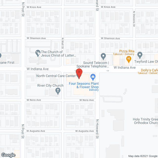 North Central Care Ctr in google map