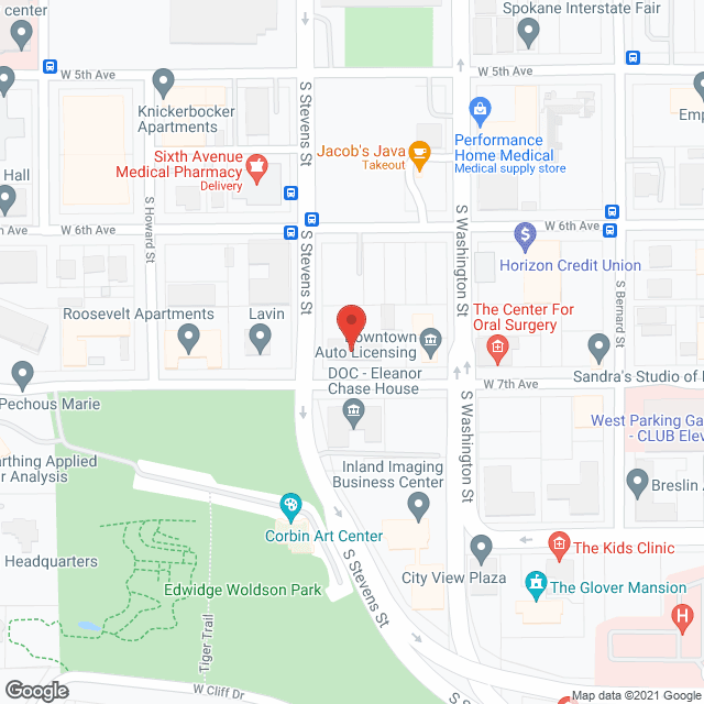 Pioneer Park Place in google map