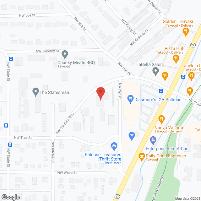 Kenwood Square in google map