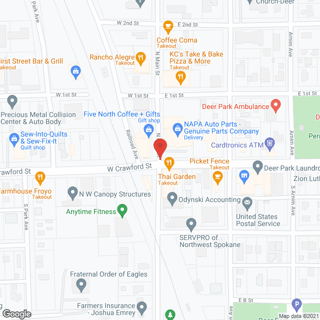 Deer Park Hospital in google map