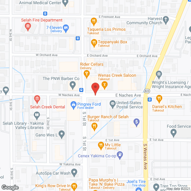 Selah Convalescent Inc in google map