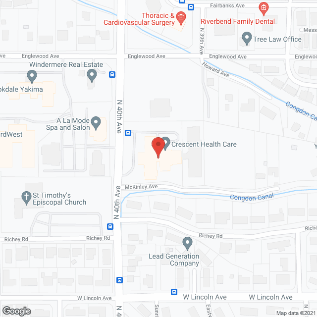 Crescent Place in google map