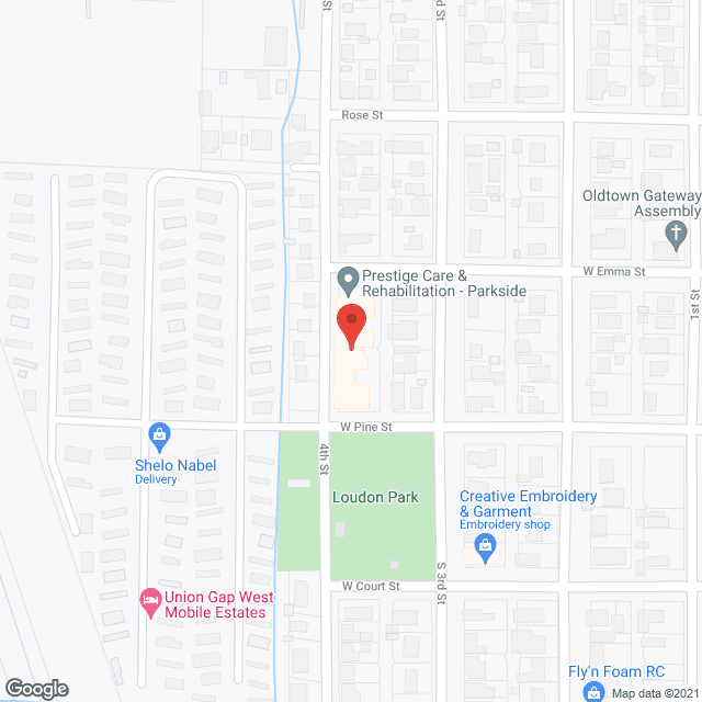 Parkside Nursing Care Ctr in google map