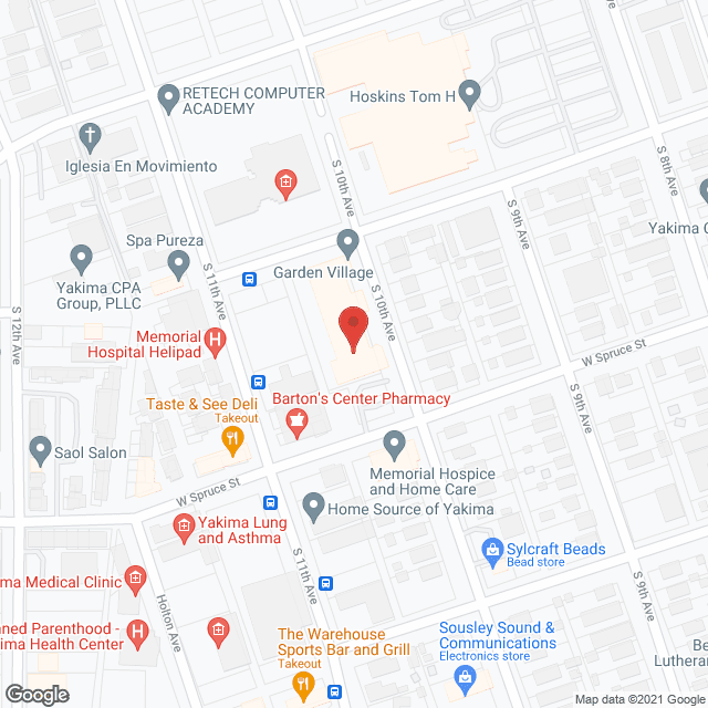 Memorial's Garden Village in google map